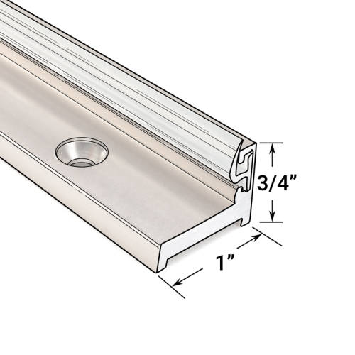 FHC | SDJK95VMB Aluminum Jamb With Clear Wipe 95