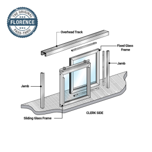 FHC Florence Pass-Thru XO Assembly Horizontal Sliding Kit - No Screen