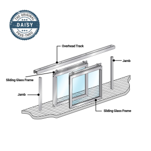 FHC Daisy Pass-Thru XX Assembly Horizontal Sliding Kit - No Screen