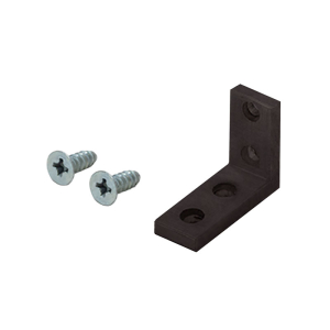 FHC 3/4" x 1" Aluminum Angle Extrusion Clamp - Dark Bronze Anodized