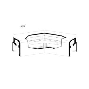 FHC 135" Degree Inside Angle with Pin