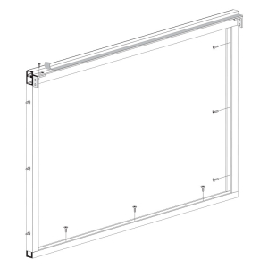 FHC Wood End Showcase - Bullnose Front Frame 