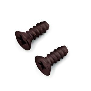 FHC 6" x 3/8" Flat Phillips Undercut Screws For Showcases - Dark Bronze Anodized - 10pk