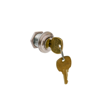 FHC Cam Lock - Randomly Keyed - Brushed Nickel