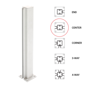 FHC 12" Center Standard Partition Post