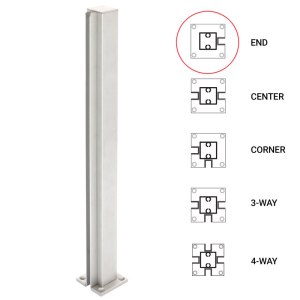 FHC 18" End Standard Partition Post