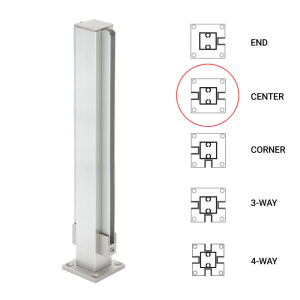 FHC 12" Center 1" Air Space Partition Post