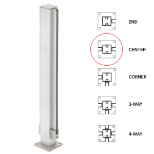 FHC 18" Center 1" Air Space Partition Post