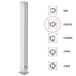 FHC 24" Center 1" Air Space Partition Post