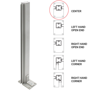 FHC 24" Center Heavy Duty Partition Post