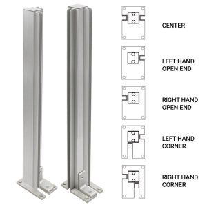 FHC 24" Corner Heavy Duty Partition Post