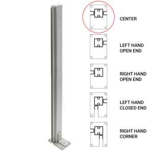 FHC 36" Center Heavy Duty Partition Post