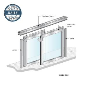 FHC Daisy Horizontal Sliding Pass-Thru Assembly XX With Wall Jambs