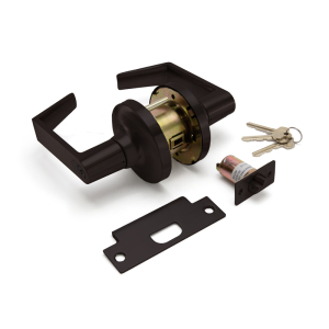 FHC Heavy-Duty Lever Locksets Entrance 7-Pin SFIC - Oil Rubbed Bronze