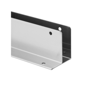 FHC Sencontinuous Wall Bracket - One Ear - For 1" Panels - Stainless Steel - 54" (Single Pack)