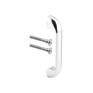 FHC Door Pull - 3-1/2" Hole Centers - Zamak Construction - Chrome Finish (Single Pack)