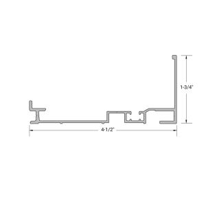 FHC Aluminum 2" x 4-1/2" Thermo High Performance Sub Sill - 24'-1" Length