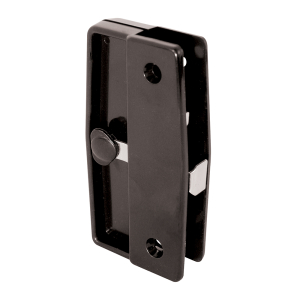 FHC Screen Door Latch & Pull Mortise Style - Black Plastic 