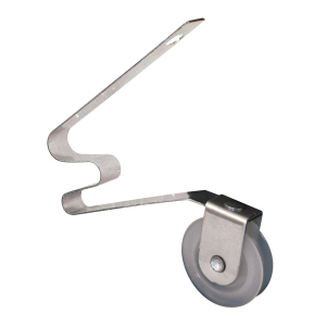FHC Screen Door Tension Spring 1" Nylon Roller In Stainless Steel Housing/Spring