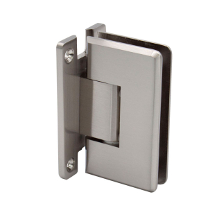 FHC Carolina Beveled Wall Mount Hinge Full Back Plate - Brushed Nickel