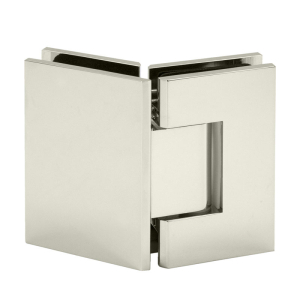 FHC Glendale Series 135 Degree Adjustable Glass-to-Glass Hinge for 3/8" to 1/2" Glass 