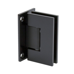 FHC Glendale Square 5 Degree Positive Close Wall Mount Hinge Full Back Plate - Matte Black