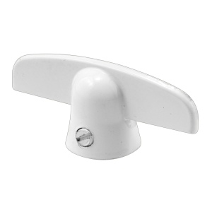 FHC Tee Handle Crank - 3/8" Bore - White - Pella 