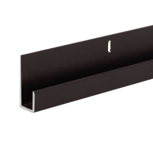 FHC 1/4" Standard Aluminum J-Channel 95" Length - Oil Rubbed Bronze