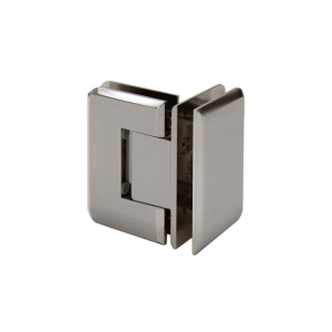 FHC Jr Preston 90 Degree Glass-to-Glass Hinge for 1/4" Glass 