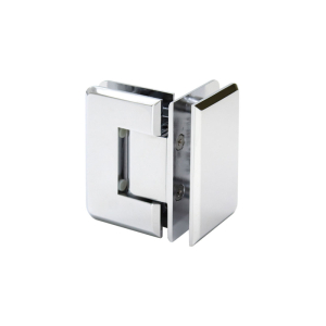 FHC Jr Preston 90 Degree Glass-to-Glass Hinge for 1/4" Glass 