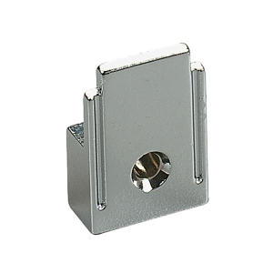 FHC Chrome 1/4" Mirror Clip 1-1/16"L x 3/4" - 12pk