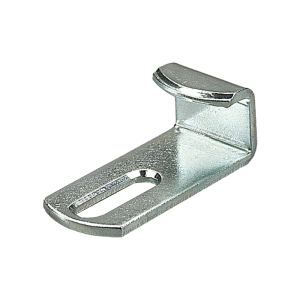 FHC 1/4" Mirror Adjustable J-Clip - Anochrome - 100pk