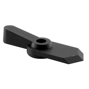 Offset Pointer Latch - 12 Pack - 1/16" - Black Plastic 