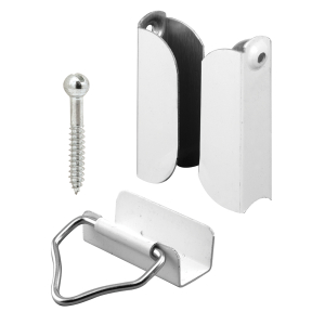 FHC 7/16" Window Screen Hanger and Latches - 4 Top and 2 Bottom - White 