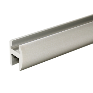 FHC Premium Header Kit for 3/8" and 1/2" Glass - Brushed Nickel