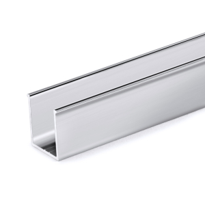 FHC 72" Snap-In Filler for PHK95 and PHSQK95 Series Headers - Polished Chrome