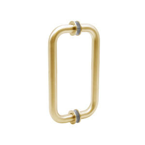 FHC 8" Center-to-Center Tubular Pull - Satin Brass