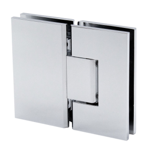 FHC Venice Series 180 Degree Glass to Glass Hinge - Polished Chrome