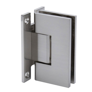 FHC Venice H Back Plate Wall Mount Hinge for 3/8" to 1/2" Glass  