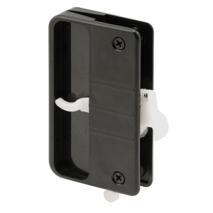 FHC Black Plastic Screen Door Latch And Pull With Security Lock - For Anjac Doors (Single Pack)