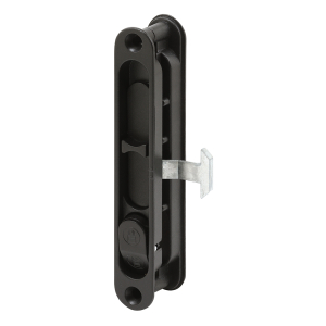 FHC Diecast Black - Flush Sliding Screen Door Latch (Single Pack)