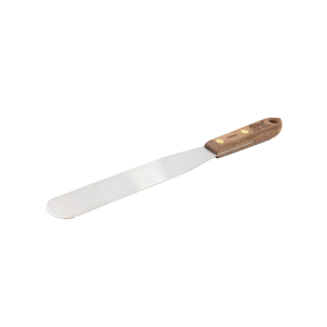 FHC Wood Handle Sealant Spatula 1" Radius Tip 6"