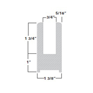 FHC Bottom Rail Un-Drilled - Mill