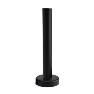 FHC 6" Tall Stanchion with Welded Base Plate and Cover Plate for AHR15 - Matte Black