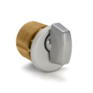 FHC Mortise Thumbturn Cylinder 1-1/2" Length with Straight Cam - Satin Chrome