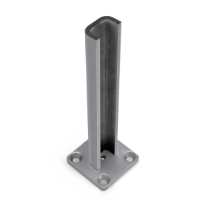 FHC AW Surface Mount Stanchion - 30" Tall with 6" Square Base