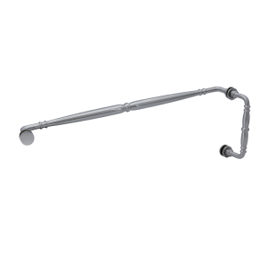 FHC 6" x 24" Baroque Pull/Towel Bar Combo  