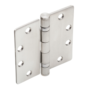 FHC 4-1/2" x 4-1/2" Ball Bearing Standard Weight 1/4" Radius - Butt Hinges