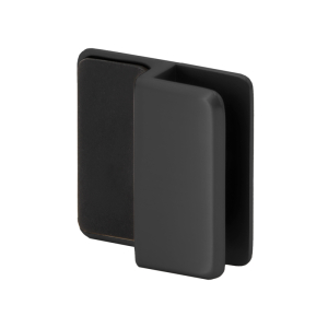 FHC Beveled Swinging Shower Door Stop - Matte Black 