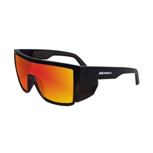 FHC Bomber Safety Eyewear - Buzz Series - Red Mirror 